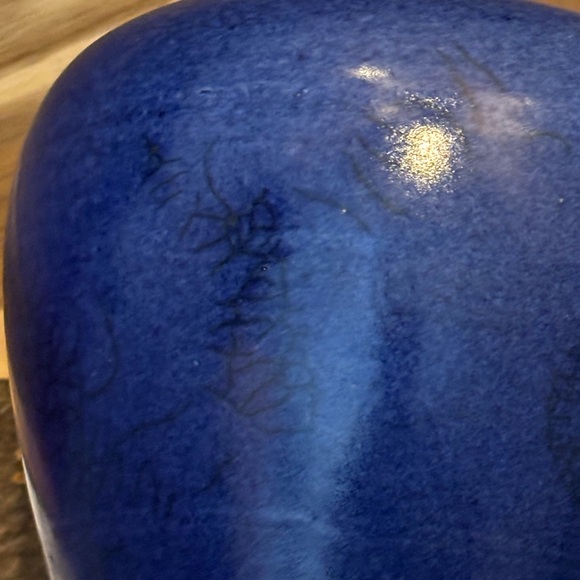 Leslie Les Mitchell’s Signed Raku Studio Pottery 8” - Picture 14 of 14